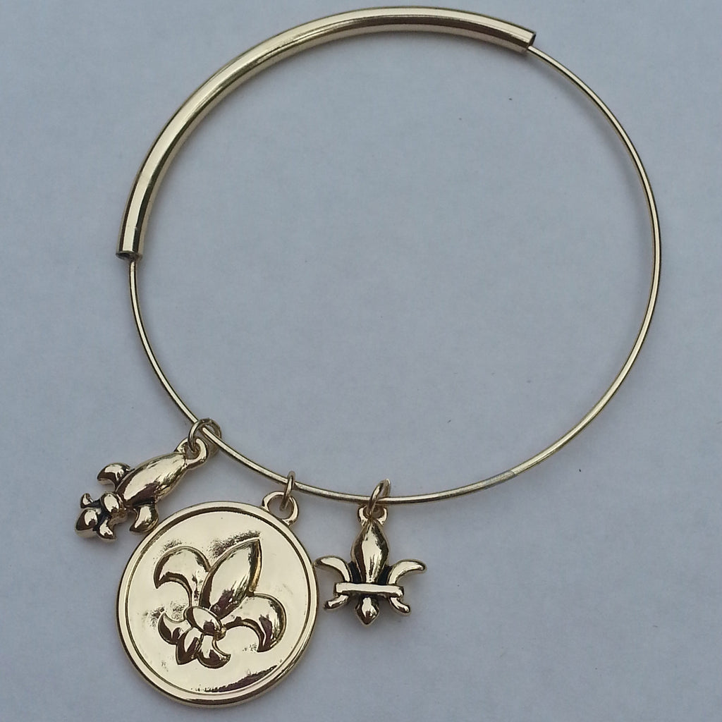 Triple Fleur di Lis Bracelet