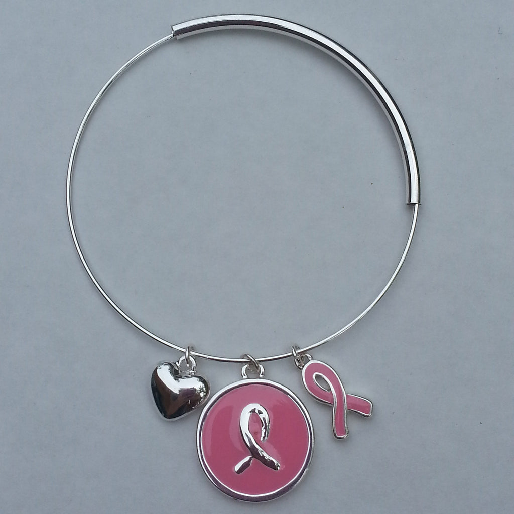 Breast Cancer Awareness Bangle