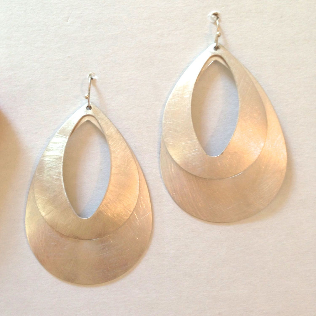 Teardrop Double Drop Earrings