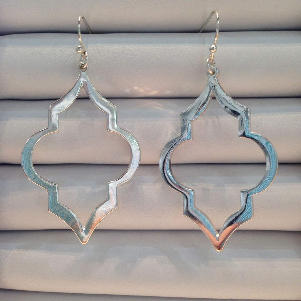 Marrakech Drop Earrings - Silver