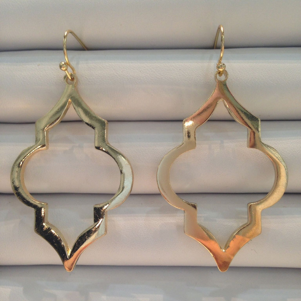 Marrakech Drop Earrings - Gold