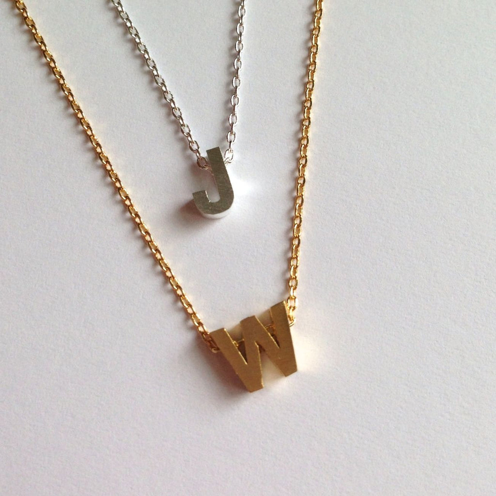 Delicate & Dainty Initial Necklace