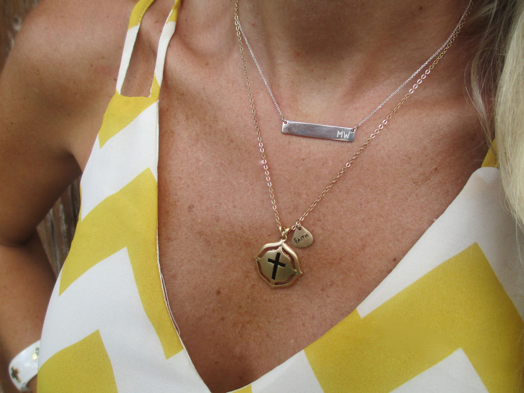 ILJA Personalized Bar Necklace