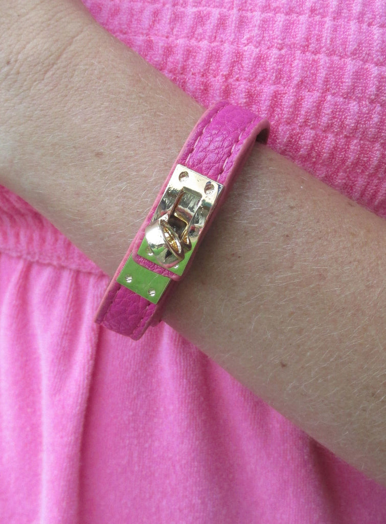 Fuchsia Double Wrap Bracelet