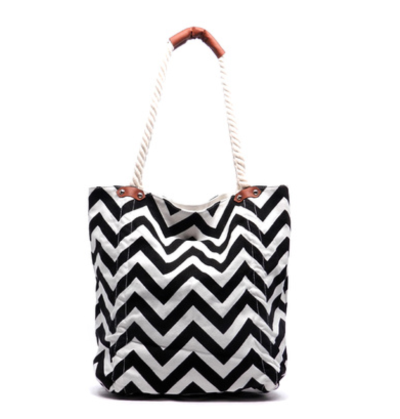 The Cutest Chevron Tote in Town