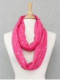 I Love Jewelry Auctions is the go-to place for Lightweight Infinity Scarves! Especially this Pink & Gold Anchor style that is Preppy, Nautical & Chic.
