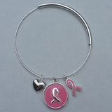 Breast Cancer Awareness Bangle
