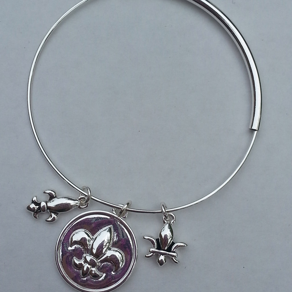Triple Fleur di Lis Bracelet