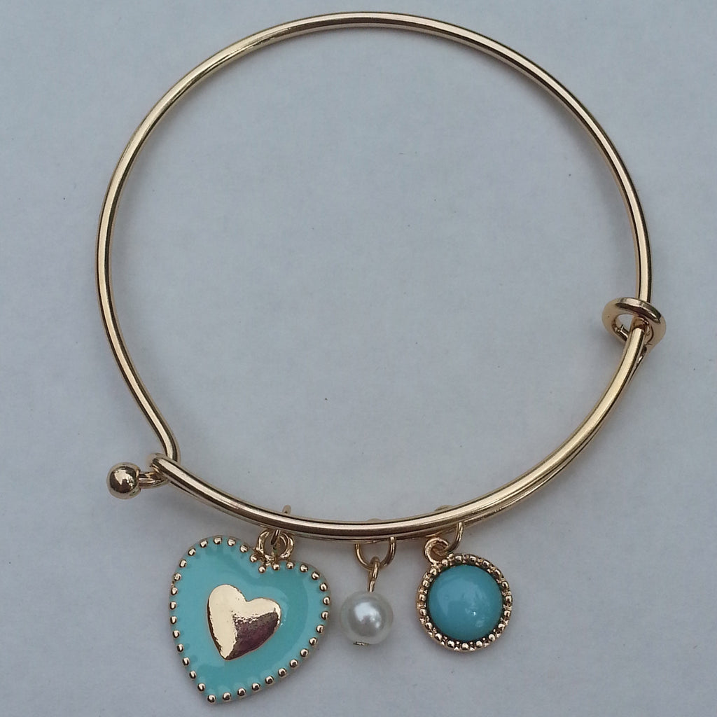 Turquoise Heart Bracelet
