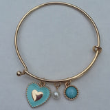 Turquoise Heart Bracelet