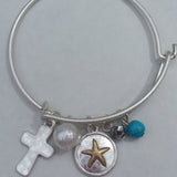 Starfish Pearl Bangle