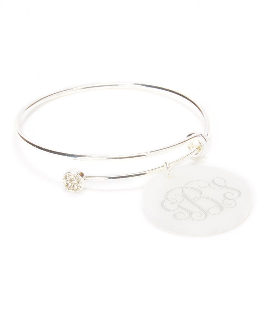 Color Me Happy Personalized Acrylic Charm Bangle