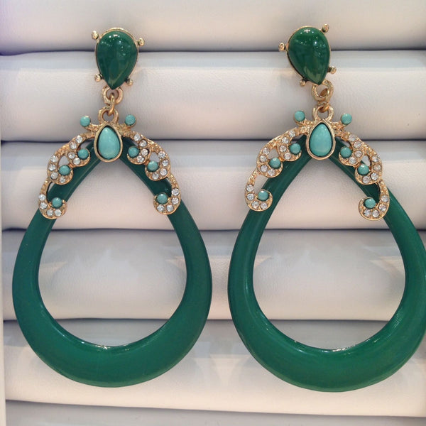 Green Goddess Earrings