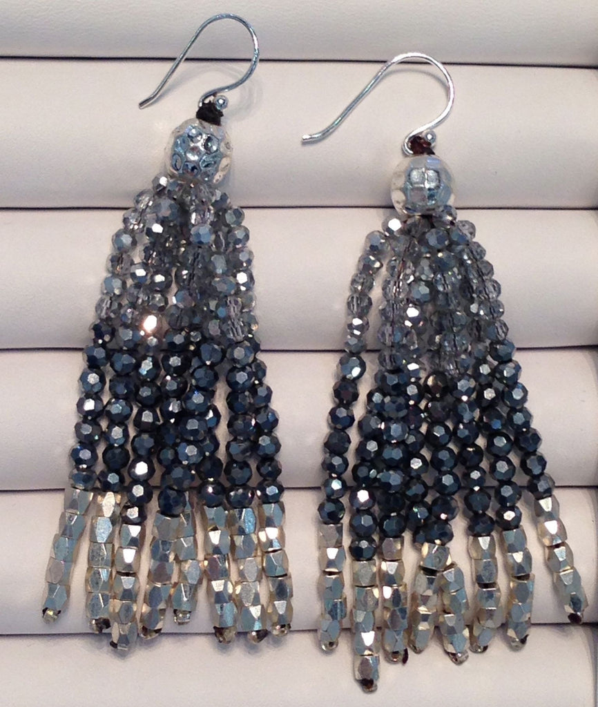 Silver Tassel Earrings