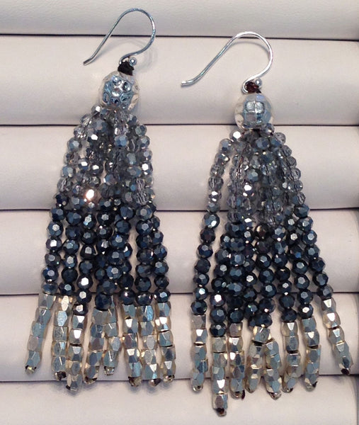Silver Tassel Earrings