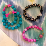 Cross Beaded Bracelet