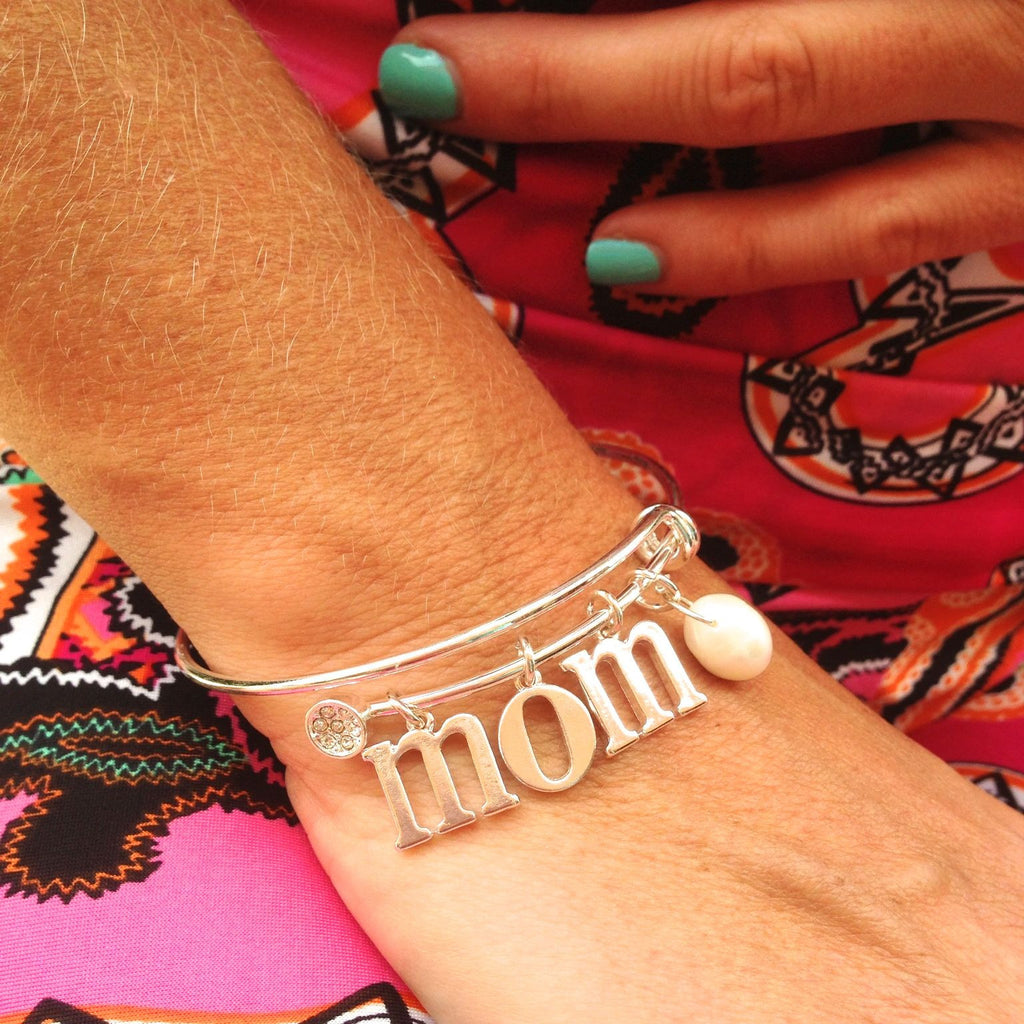 Mom's the Word Bangle