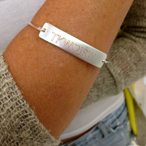 I Heart U Bangle