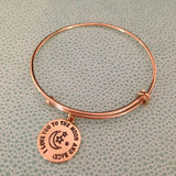 I Love You to the Moon And Back Bangle