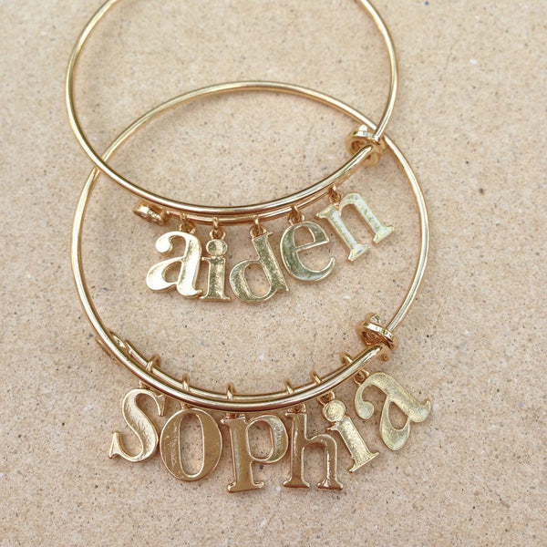 Charming Name Bangles