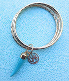 Lucky Turquoise Bangle Set