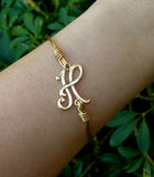 Handmade Initial Bangle
