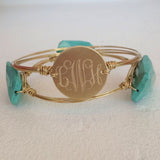 Monogram Wire Wrapped Bangle