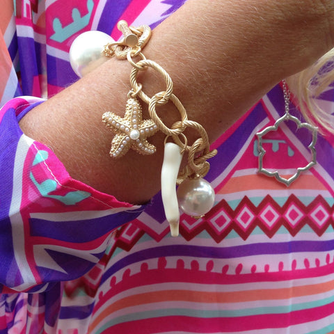 Starfish Starbright Charm Bracelet