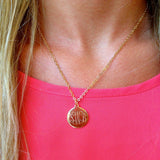 Pretty & Personalized Monogram Disc Necklace