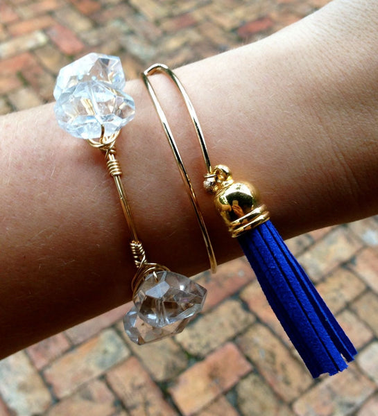 Rock Candy Tassel Bracelet Set