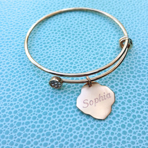 Girly Girl Charm Bangle