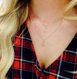 Little Script Initial Necklace