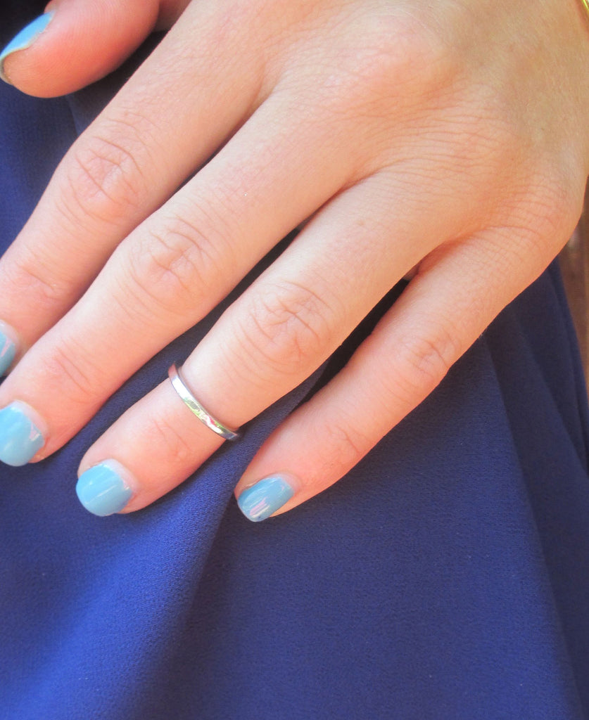 Middie Ring - Silvertone