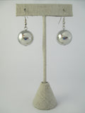Silver Bead Earrings