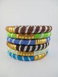 Moroccan Thread Bangle Bracelet Set