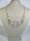 Silver Geometric Necklace