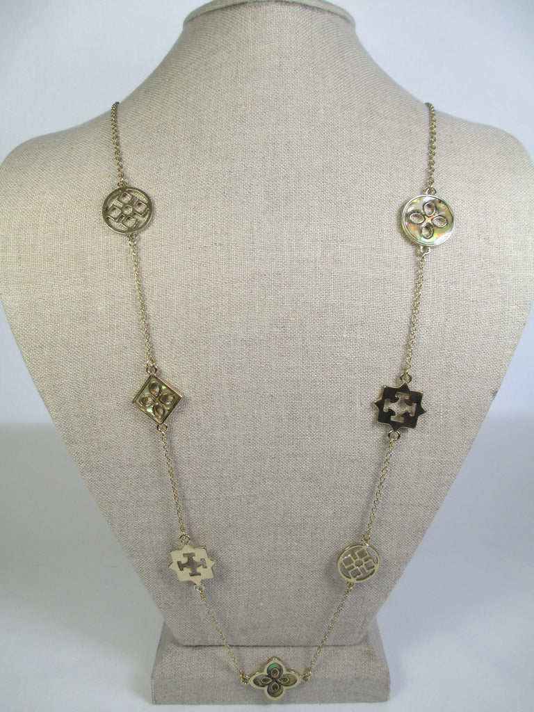 Designer Inspired Long Reversible Necklace