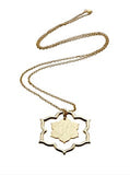 Jordann Jewelry Magnolia Open Pendant Necklace