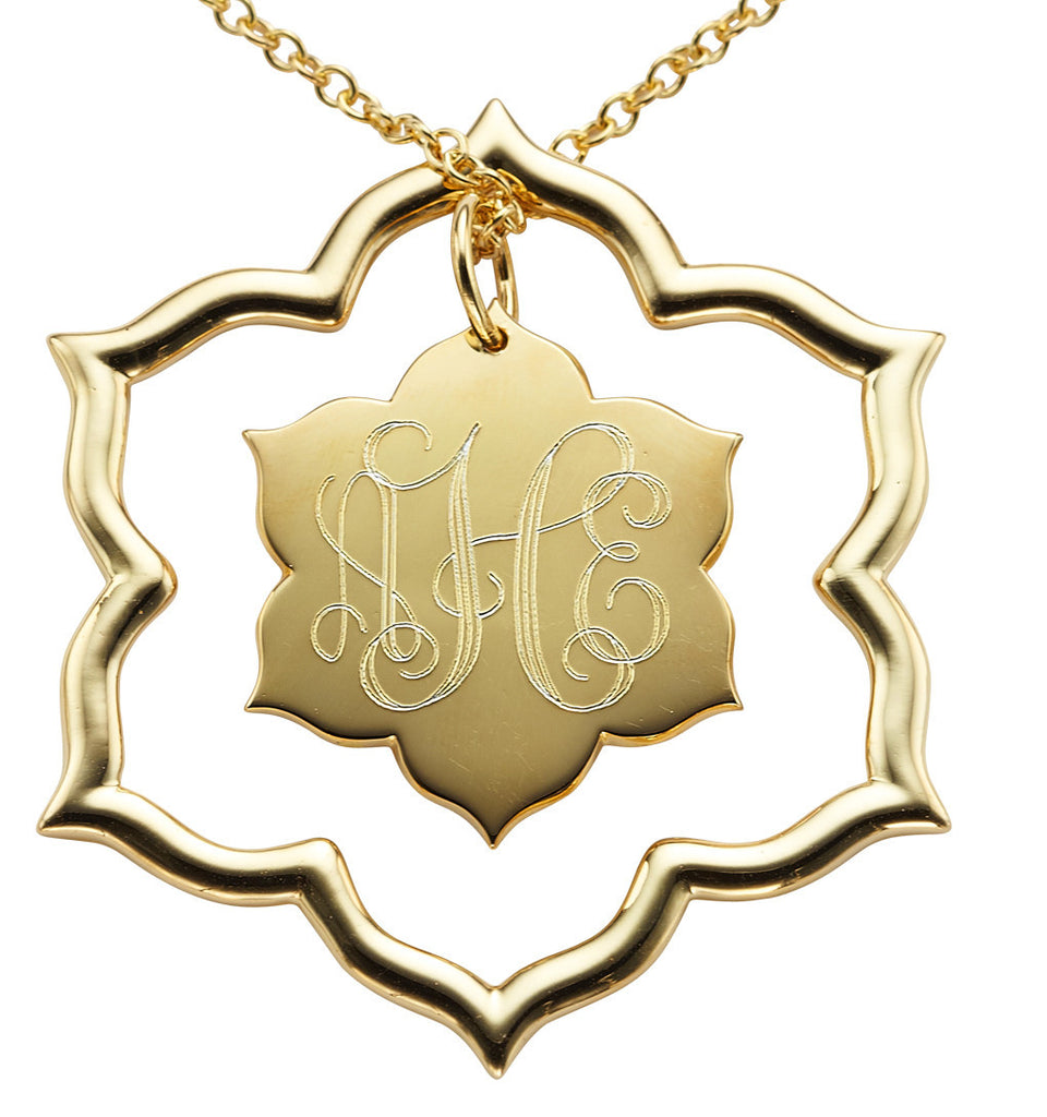 Jordann Jewelry Magnolia Layered Charm Necklace