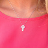 Cubic Zirconia Cross