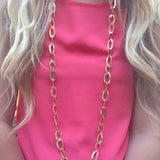 Hammered Link Necklace