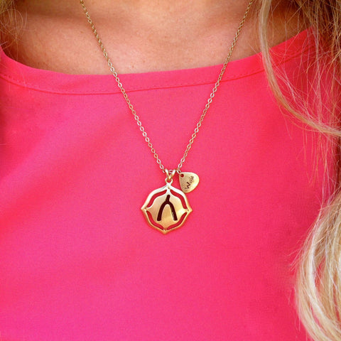 Wishbone Charm Necklace
