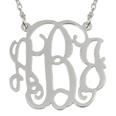 ** SPECIAL ** Jordann Jewelry Monogram Necklace - 1.25 Inch ** ILJA FAVORITE **