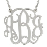 ** SPECIAL ** Jordann Jewelry Monogram Necklace - 1.25 Inch ** ILJA FAVORITE **