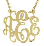 ** SPECIAL ** Jordann Jewelry Monogram Necklace - 2 Inch ** ILJA FAVORITE **