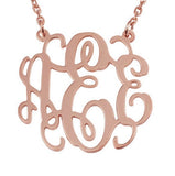 ** SPECIAL ** Jordann Jewelry Monogram Necklace - 2 Inch ** ILJA FAVORITE **