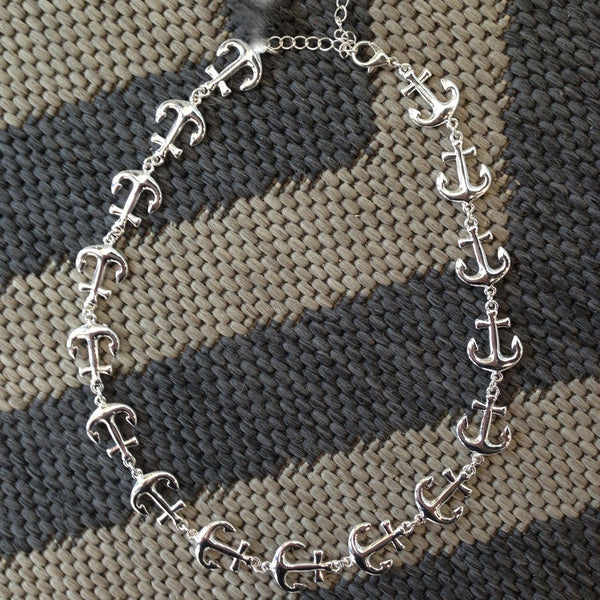 Anchor Eternity Necklace