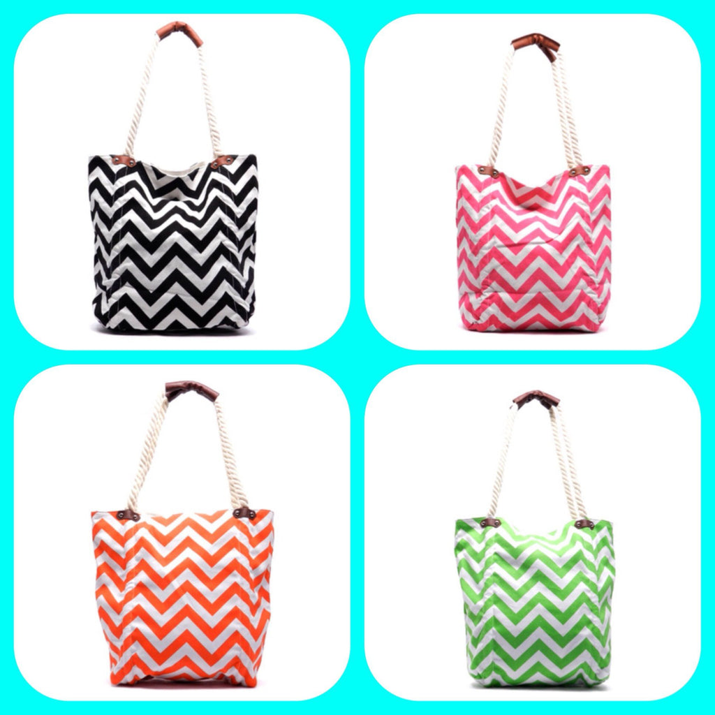 The Cutest Chevron Tote in Town