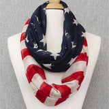 I Love Jewelry Auctions knows how to be patriotic. Our American Flag Infinity Scarf is Preppy, Chic & Colorful. 