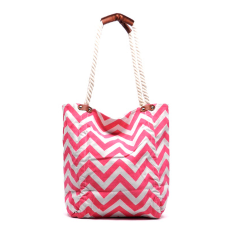 The Cutest Chevron Tote in Town